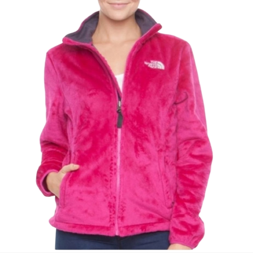 The North Face Osito Jacket, Size Medium Fushia Full Zip